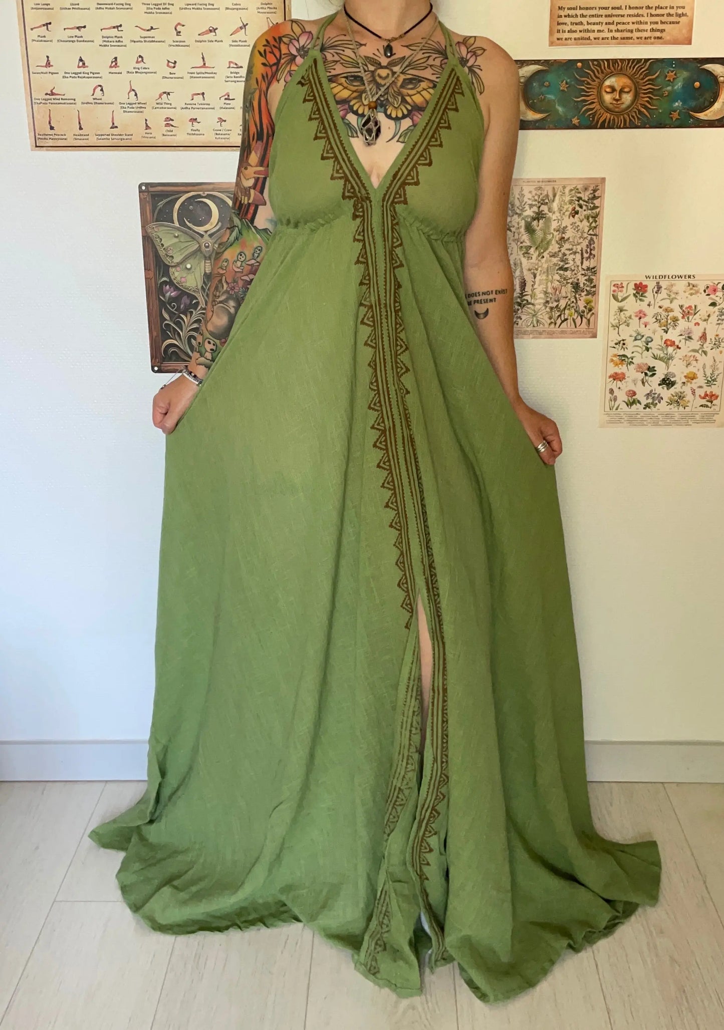 Robe bohème 100% coton VATA Yogiâme