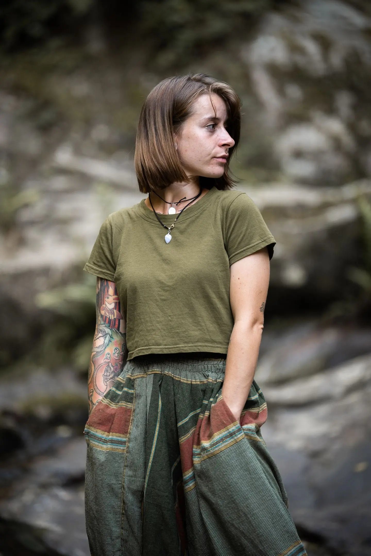 TEKNA︱ T-Shirt Crop-Top Femme 100% Coton