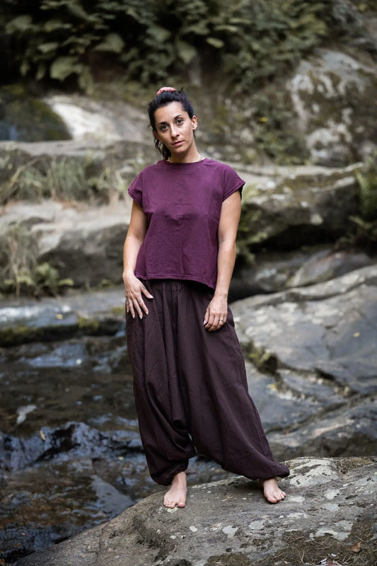 INDIEN︱Pantalon Sarouel Elastique Coton Kadhar