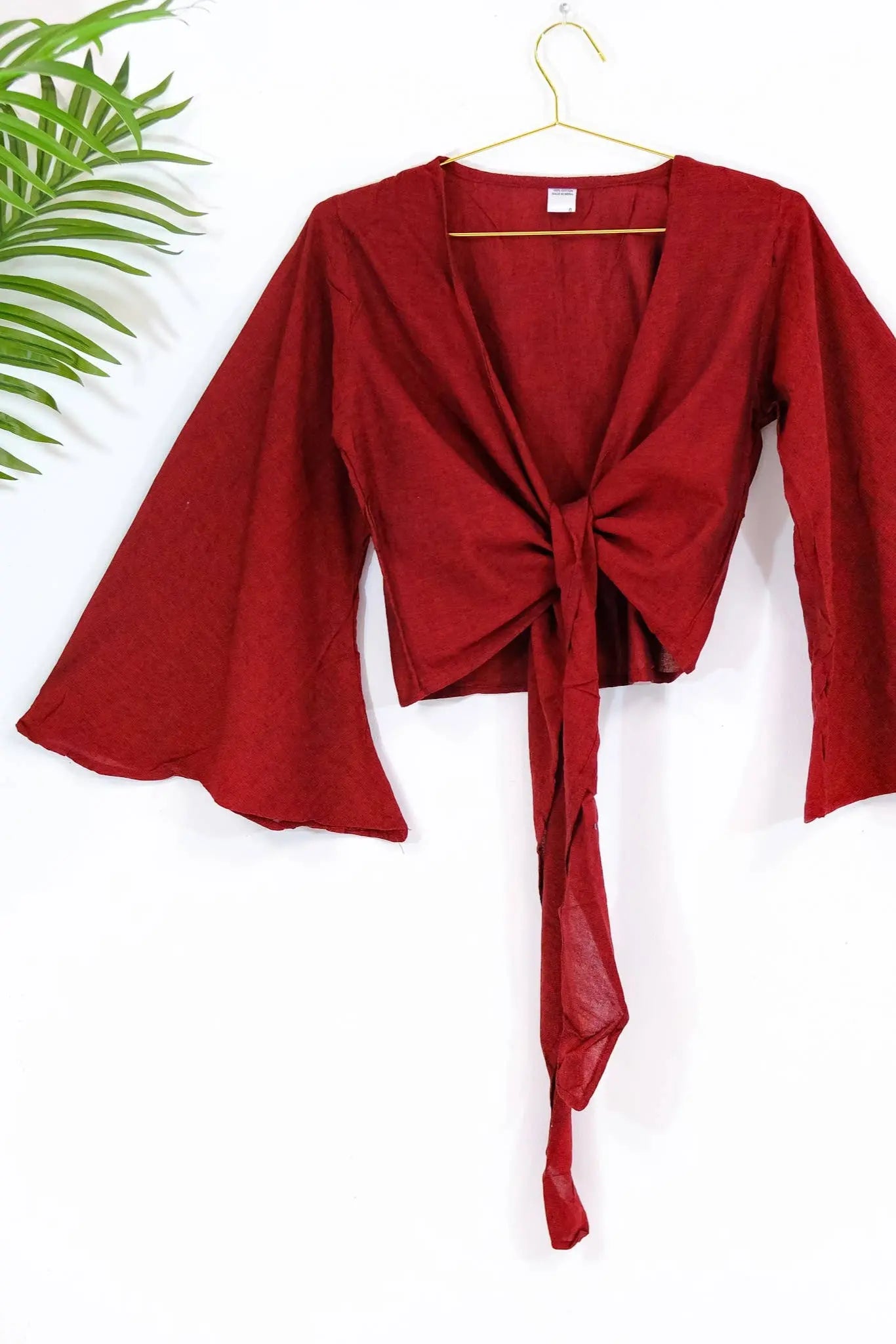 RHATA︱Haut portefeuille solide en coton et bambou