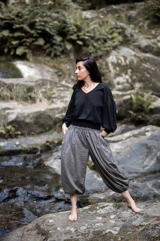 HINDOU ︱Pantacourt Sarouel 100% Coton