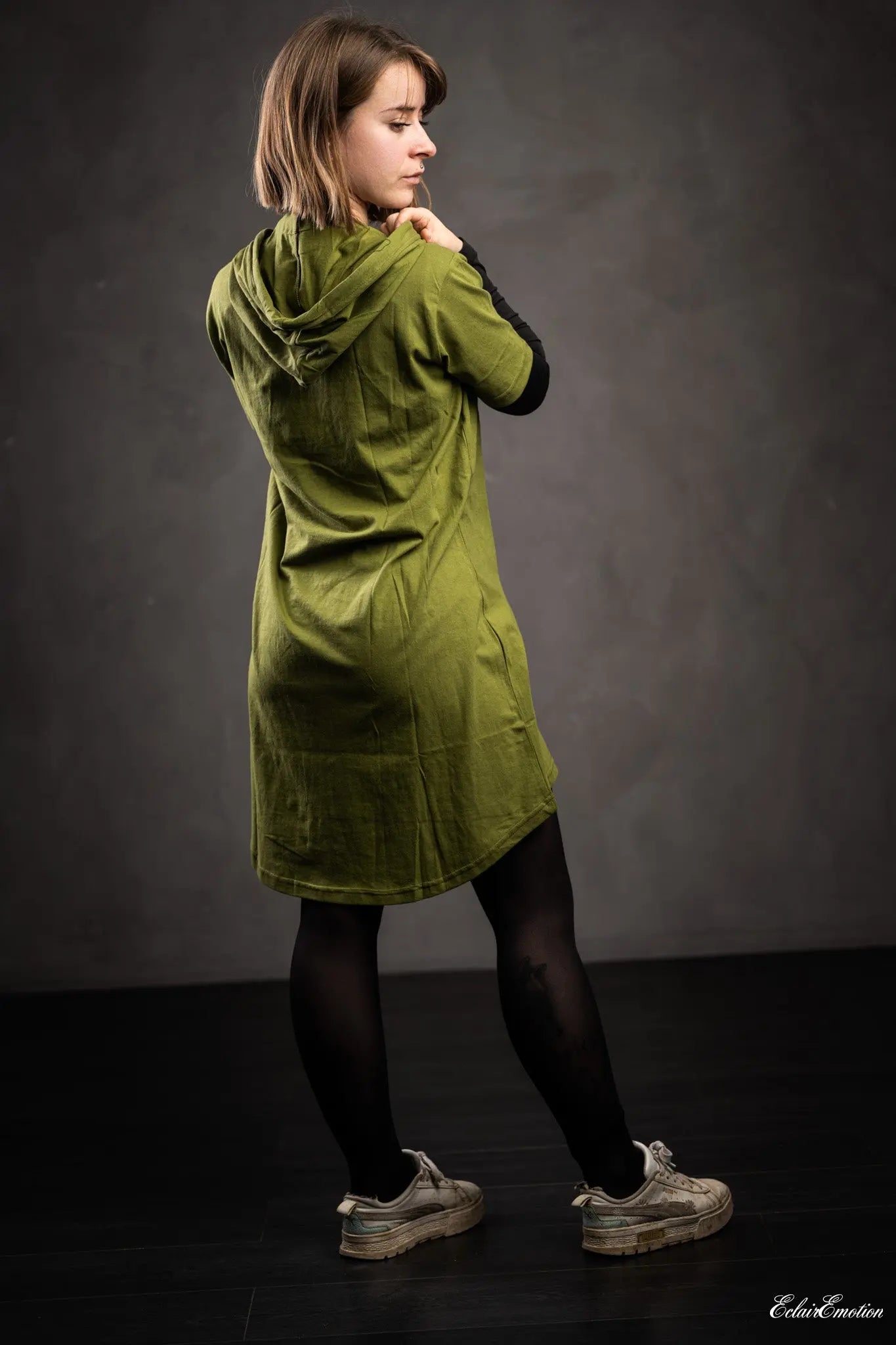 UNALOME︱Robe-tunique à capuche