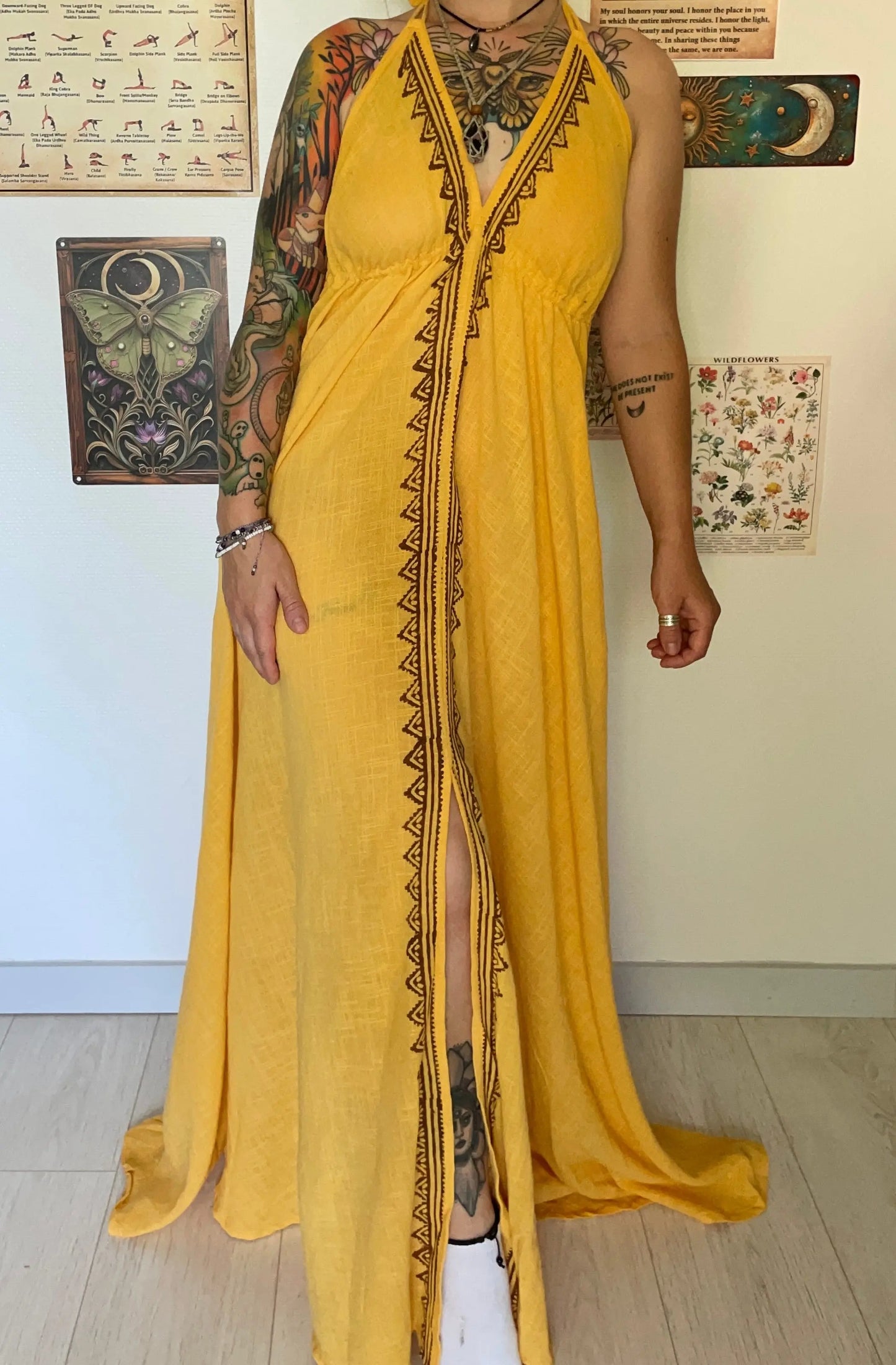 Robe bohème 100% coton VATA Yogiâme