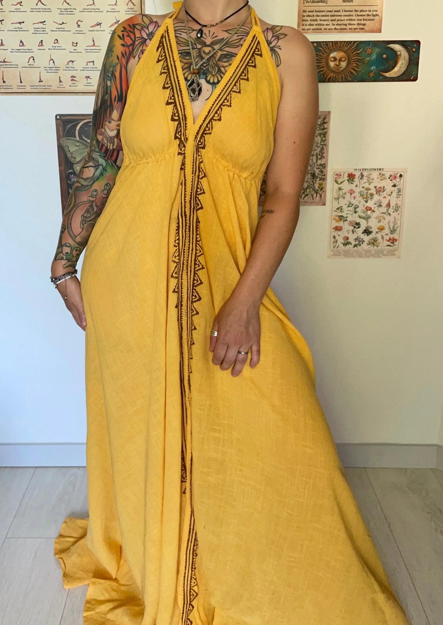 Robe bohème 100% coton VATA Yogiâme