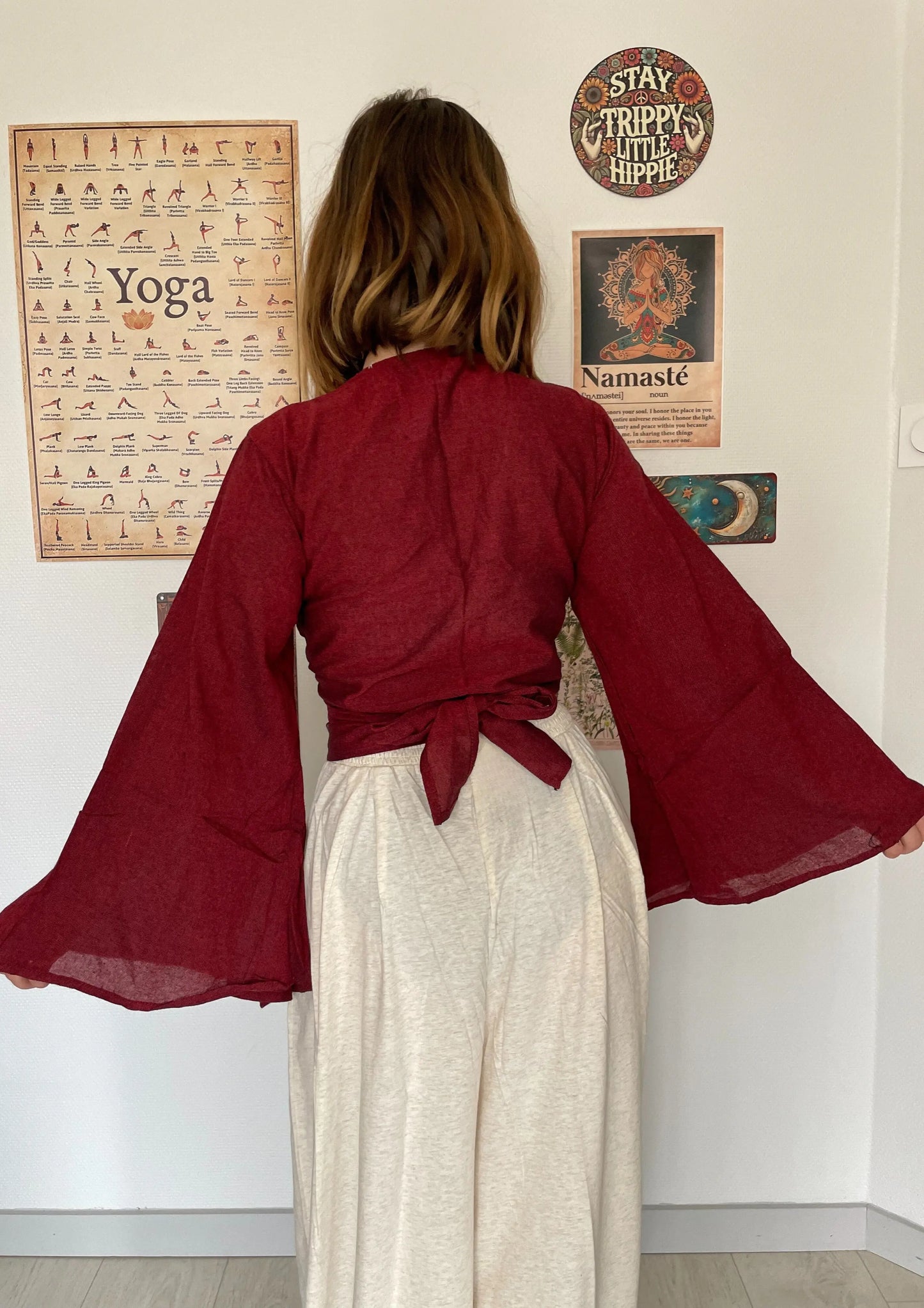 RHATA︱Haut portefeuille solide en coton et bambou