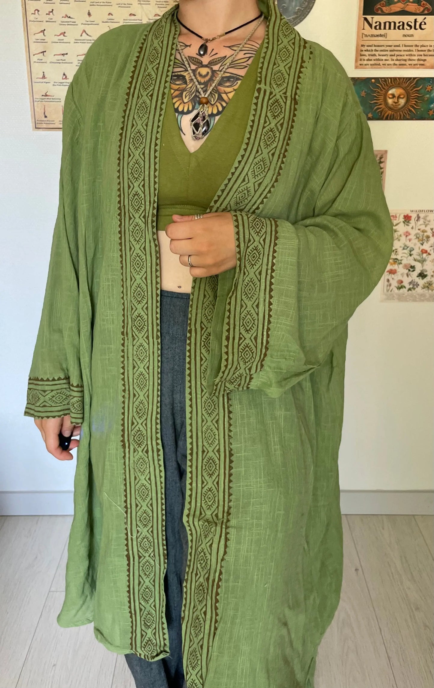 Kimono mi long 100% Coton Yogiâme