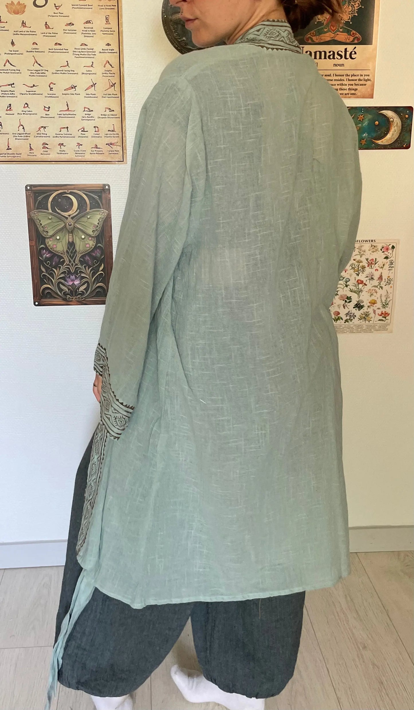 Kimono mi long 100% Coton Yogiâme