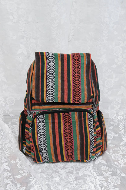 JHOLA︱Sac à dos en coton brodé à la main