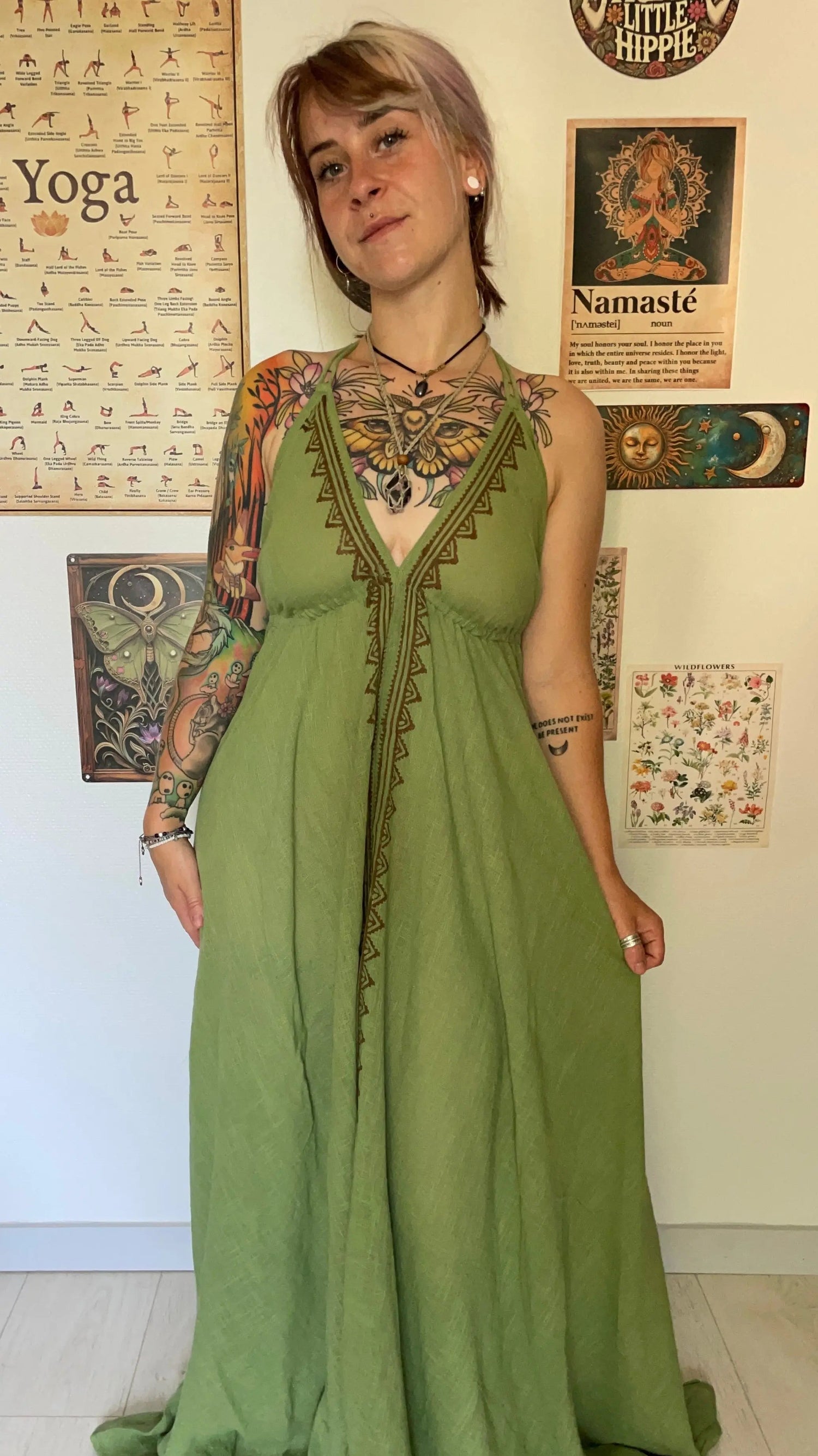 Robe bohème 100% coton VATA Yogiâme