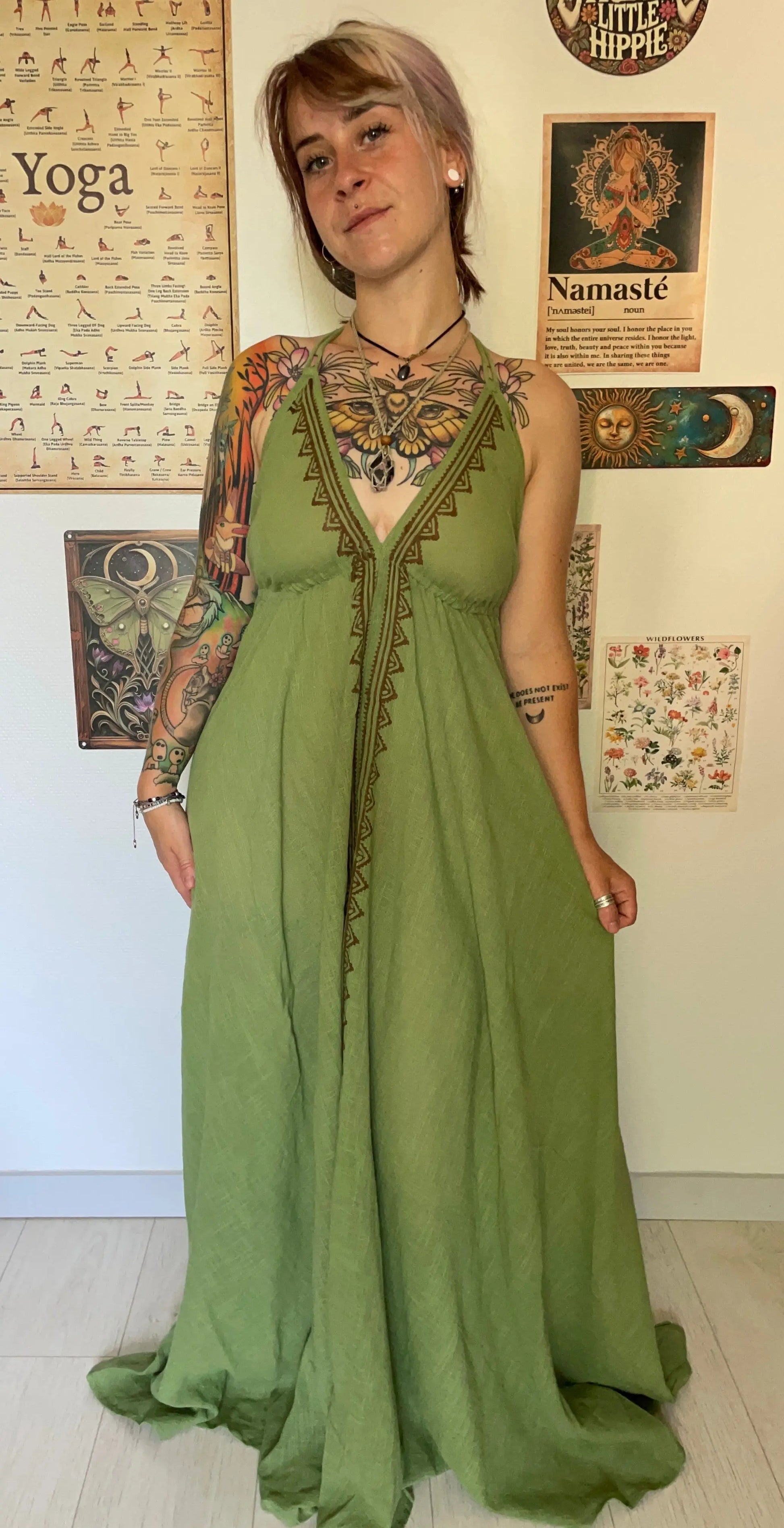 Robe bohème 100% coton VATA Yogiâme