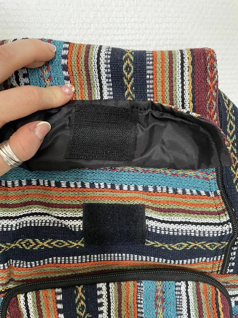 JHOLA︱Sac à dos en coton brodé à la main