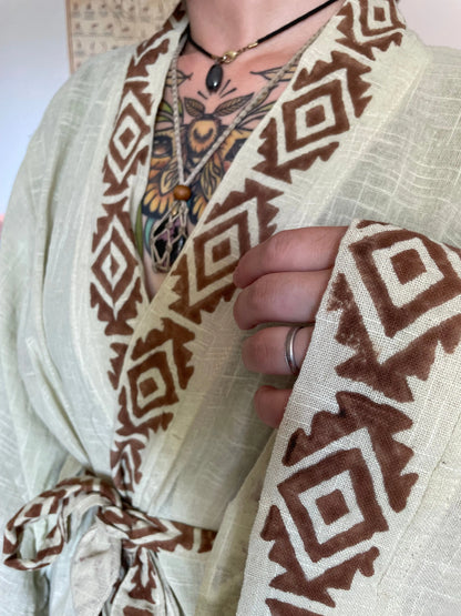 Kimono mi long 100% Coton Yogiâme