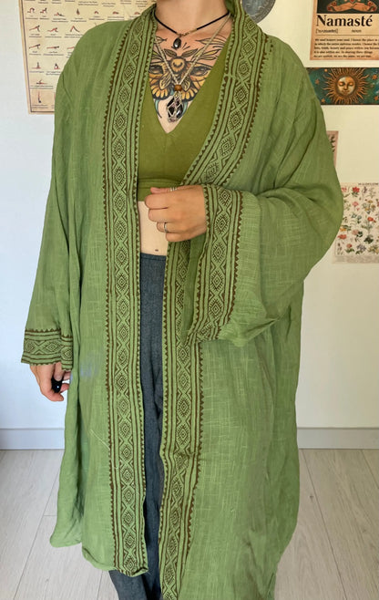 Kimono mi long 100% Coton Yogiâme