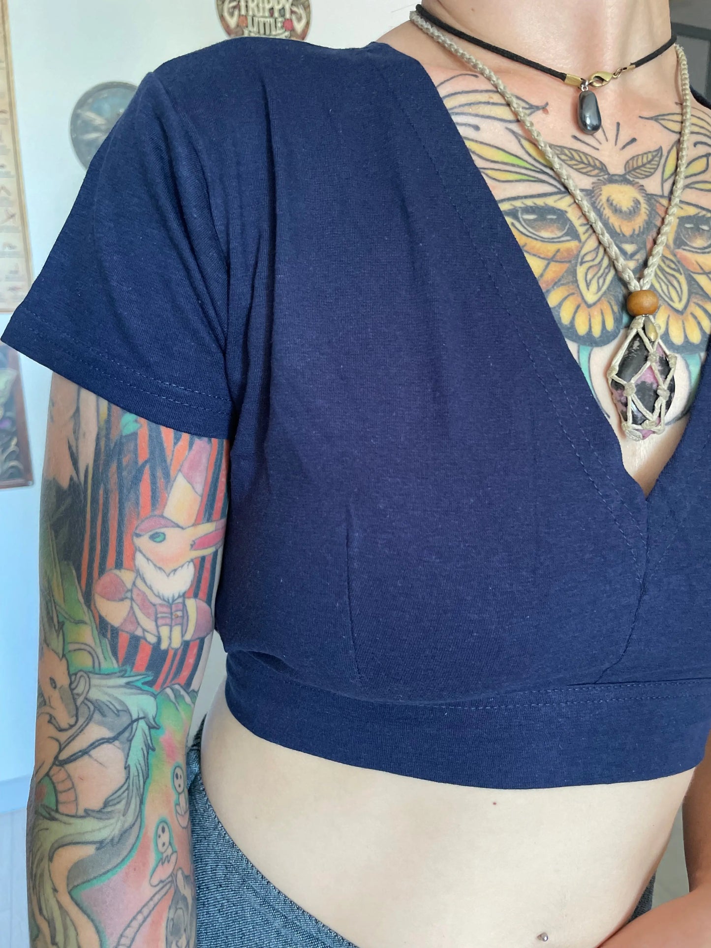 Crop top ajustable en coton LITA Yogiâme